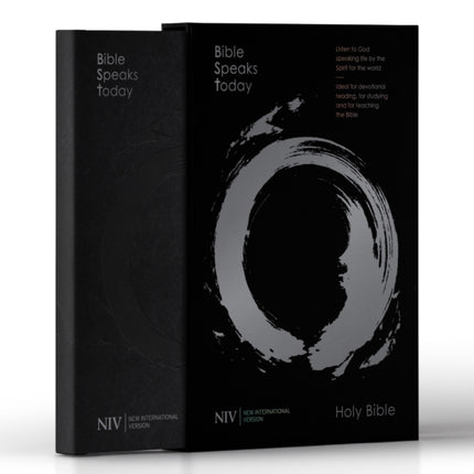 NIV BST Bible Speaks Today: NIV BST Study Bible - Leatherbound Edition with Slipcase