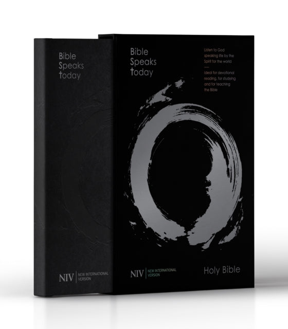 NIV BST Bible Speaks Today: NIV BST Study Bible - Leatherbound Edition with Slipcase