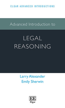 Advanced Introduction to Legal Reasoning