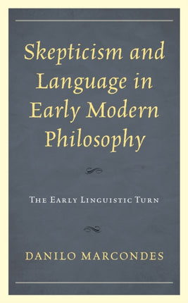 Skepticism and Language in Early Modern