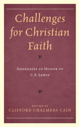 Challenges for Christian Faith: Addresses in
