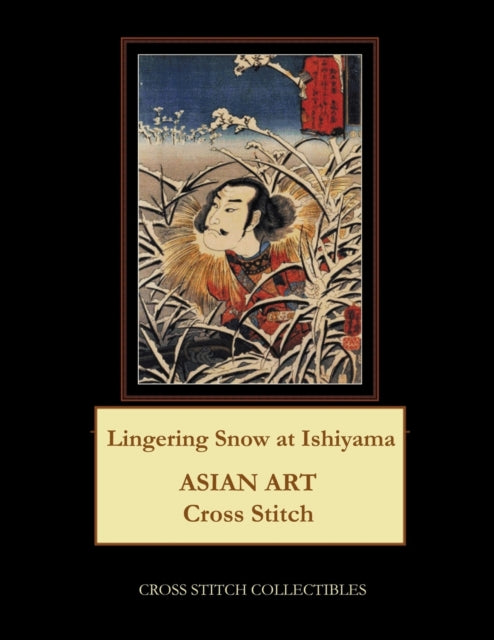 Lingering Snow at Ishiyama: Asian Art Cross Stitch Pattern