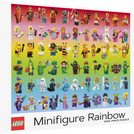 LEGO Minifigure Rainbow 1000Piece Puzzle