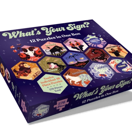 12 Puzzles in One Box Whats Your Sign