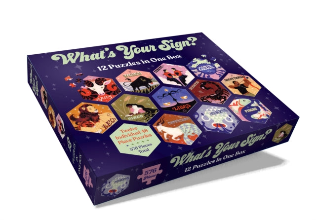 12 Puzzles in One Box Whats Your Sign