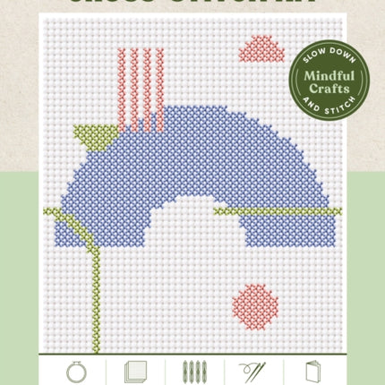 Mindful Crafts: Geometric Cross-Stitch Kit