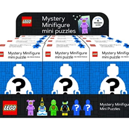 LEGO Mystery Minifigure Puzzles Blue Edition 12 Copy CDU