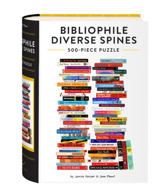 Bibliophile Diverse Spines 500Piece Puzzle