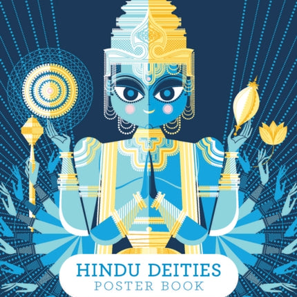 Hindu Deities Poster: 12 Removeable Prints