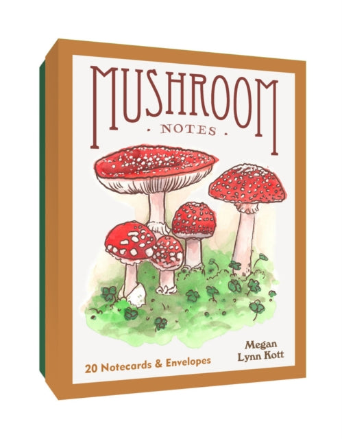 Mushroom Notes: 20 Notecards and Envelopes