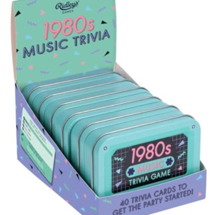 1980s Music Trivia Game CDU of 6