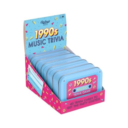 1990s Music Trivia Game CDU of 6