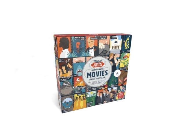 50 MustWatch Movies Bucket List 1000Piece Puzzle