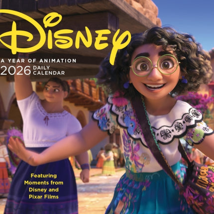 Disney A Year of Animation 2026 Daily Calendar