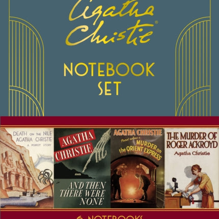 Agatha Christie Notebook Set