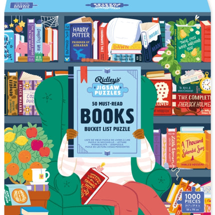 50 MustRead Books of the World Bucket List 1000Piece Puzzle