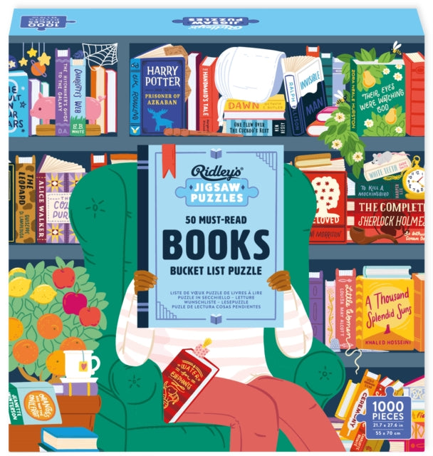 50 MustRead Books of the World Bucket List 1000Piece Puzzle