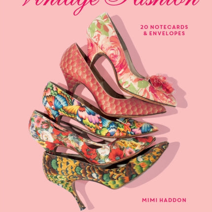 Vintage Fashion 20 Notecards  Envelopes