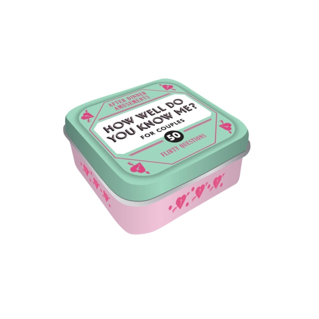 After Dinner Amusements How Well Do You Know Me