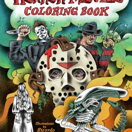 Classic Horror Movies Coloring Book