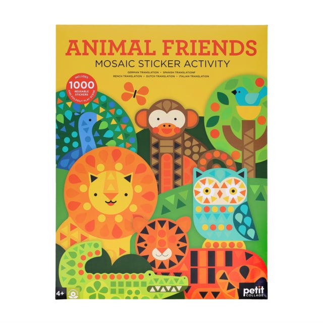 Mosaic Sticker Activity Animal Friends