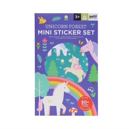 Mini Sticker Set Unicorn Forest