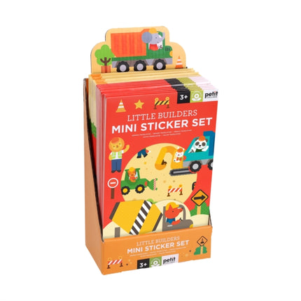 Mini Sticker Set Little Builders CDU of 20