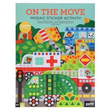 Mosaic Sticker Activity On the Move