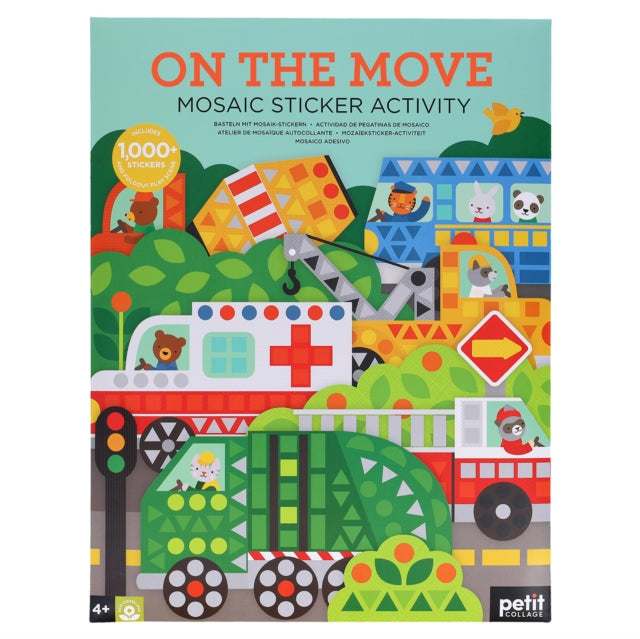 Mosaic Sticker Activity On the Move