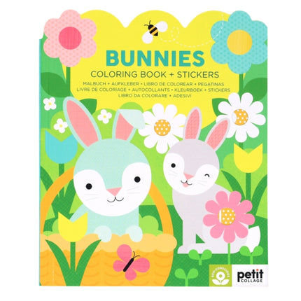 Bunnies Coloring Book  Stickers