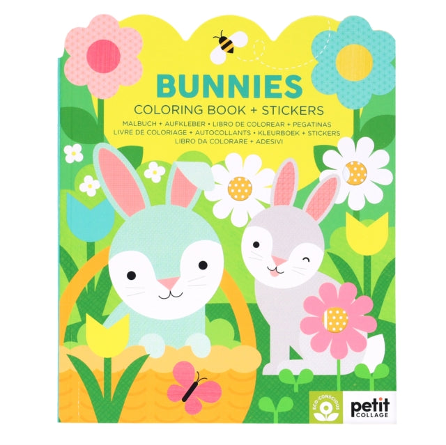 Bunnies Coloring Book  Stickers