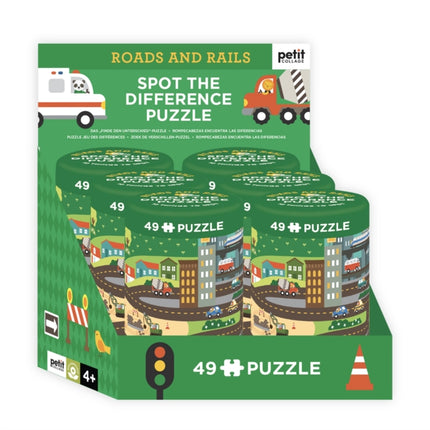 Spot the Difference Puzzle Roads and Rails CDU of 6