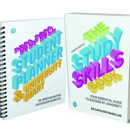 2021 Student Planner and Study Skills Combo 2 book bundle