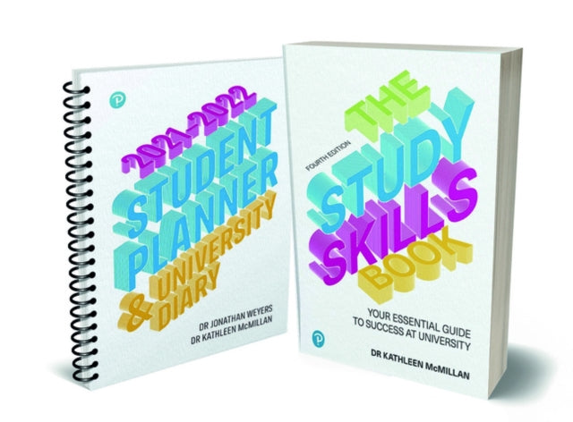 2021 Student Planner and Study Skills Combo 2 book bundle