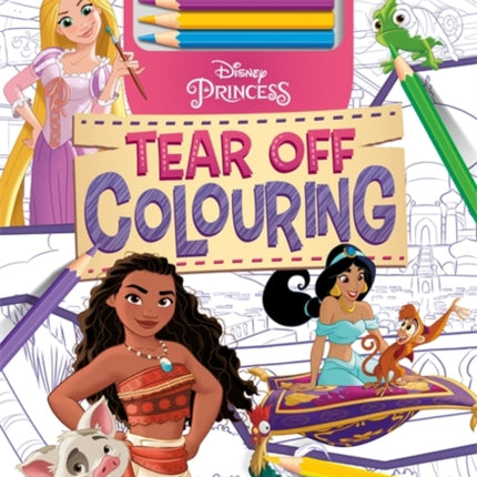 Disney Princess: Tear Off Colouring