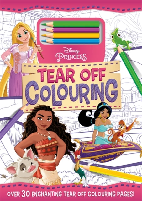 Disney Princess: Tear Off Colouring