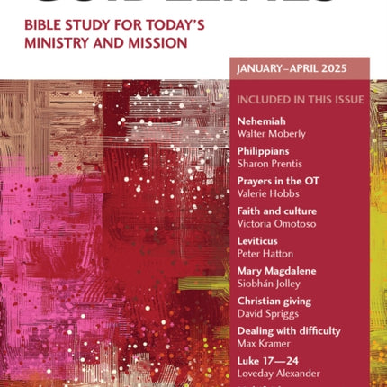 Guidelines JanuaryApril 2025