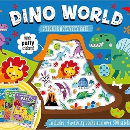 Dino World Sticker Activity Case