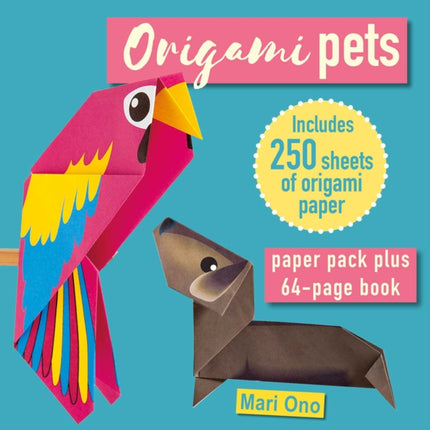 Origami Pets: Paper Block Plus 64-Page Book