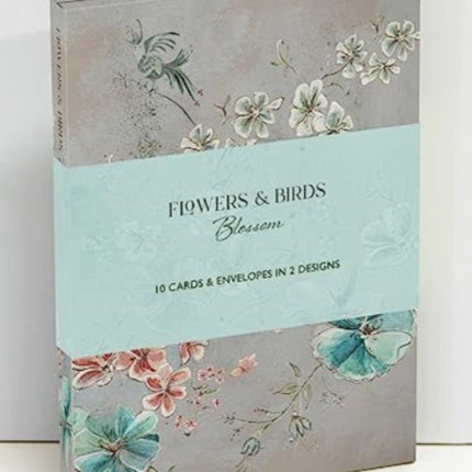 Flowers  Birds Blossom Wallet Notecards