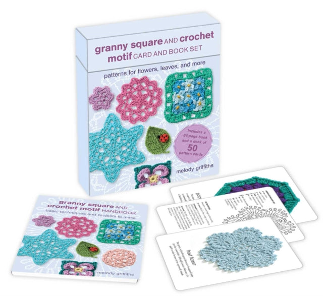 Crochet Motif and Granny Square Card Deck 50