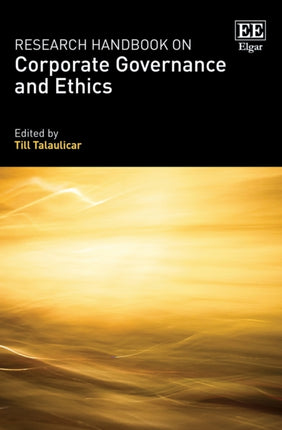 Research Handbook on Corporate Governance and