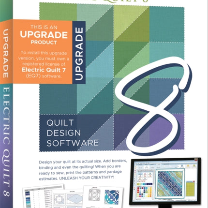 Electric Quilt 8 (EQ8) Upgrade Quilt Design Software: (Eq7 to Eq8)