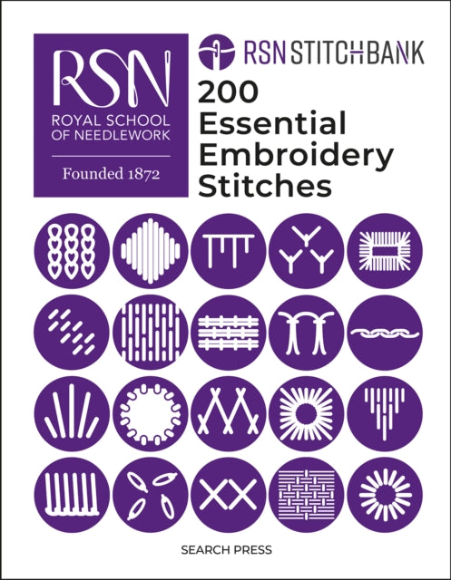 RSN Stitch Bank 200 Essential Embroidery Stitches
