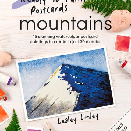 Ready to Paint Postcards Mountains