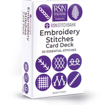 RSN Stitch Bank The Embroidery Stitches Card Deck