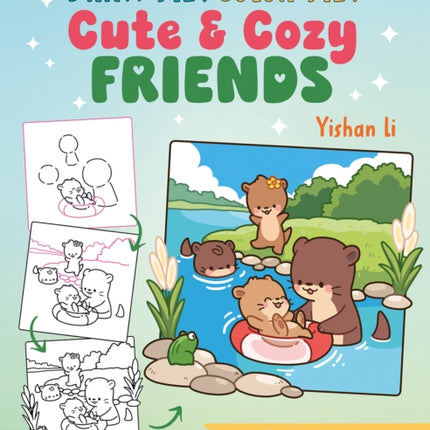 Draw me Color me Cute  Cozy Friends