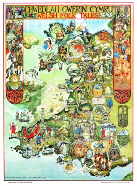 Poster Chwedlau Gwerin Cymru  Welsh Folk Tales