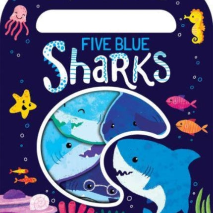 Five Blue Sharks