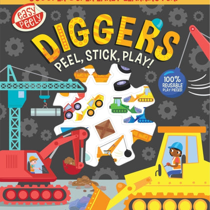 Easy Peely Diggers  Peel Stick Play